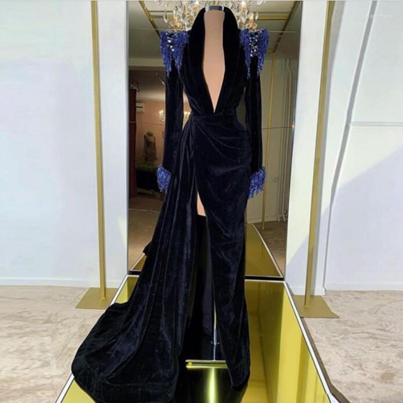 Party Dresses Saudi Arabic Evening Sexy Split Custom Made Vestido De Fiesta Boda Dress Velvet Full Sleeve Vestidos Formales, Purple
Party Dresses Saudi Arabic Evening Sexy Split Custom Made Vestido De Fiesta Boda Dress Velvet Full Sleeve Vestidos Formales, Purple
