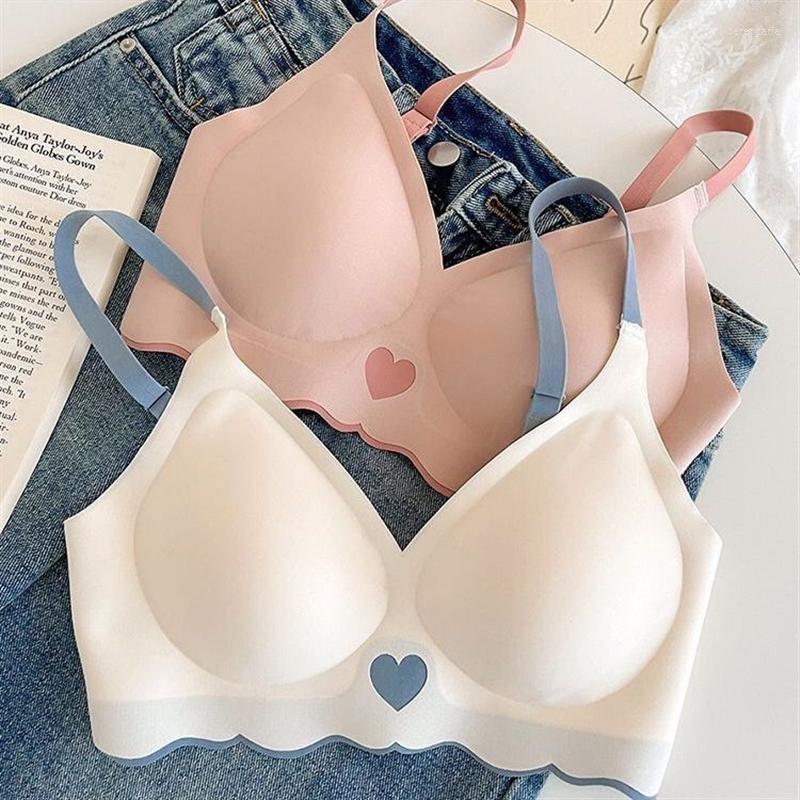 Bras Seamless Women Sweet Push Up Breathable Underwear 2023 Heart Tube Top Ladies Lingerie Adjustable Soft Bralette High Quailty, Pink
Bras Seamless Women Sweet Push Up Breathable Underwear 2023 Heart Tube Top Ladies Lingerie Adjustable Soft Bralette High Quailty, Pink