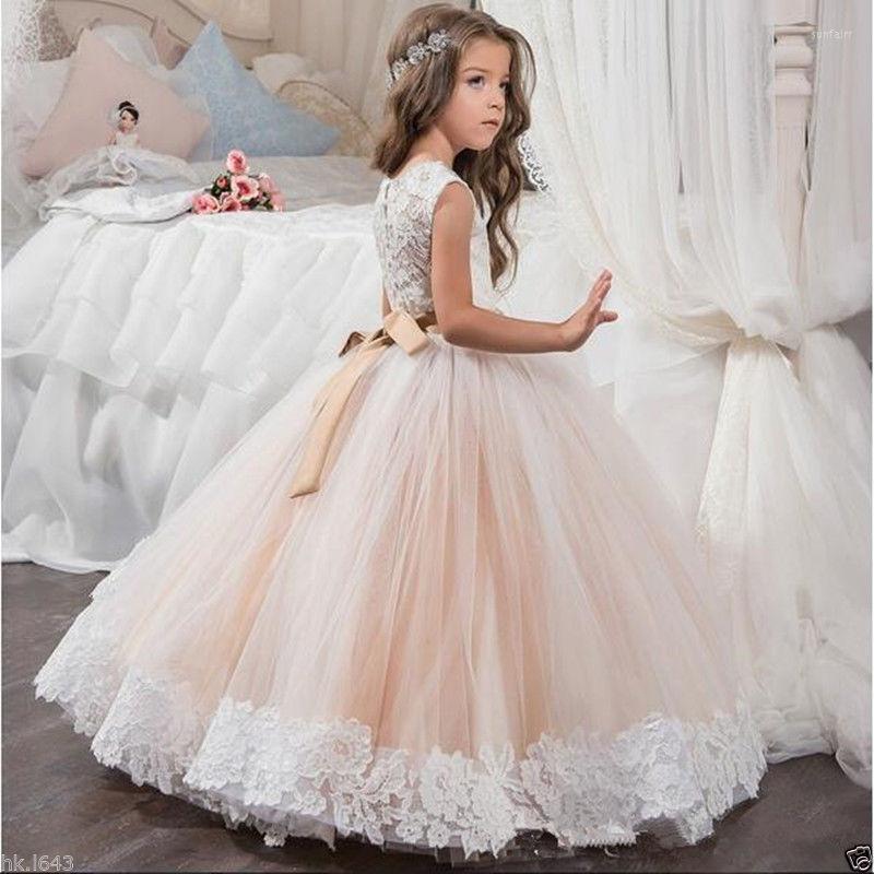 Girl Dresses Pageant Short Sleeve Kids Simple Princess Gowns White Lace Ball Gown Flower For Wedding Birthday Party, Blue
Girl Dresses Pageant Short Sleeve Kids Simple Princess Gowns White Lace Ball Gown Flower For Wedding Birthday Party, Blue