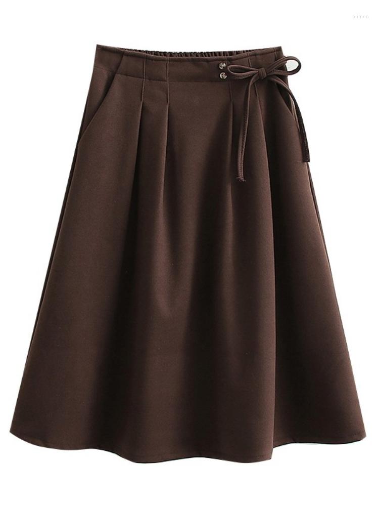 Skirts Warm Woolen Skirt Women Winter Autumn Knee Length Hight Waist Pleated Korean Fashion Female Solid, Black
Skirts Warm Woolen Skirt Women Winter Autumn Knee Length Hight Waist Pleated Korean Fashion Female Solid, Black