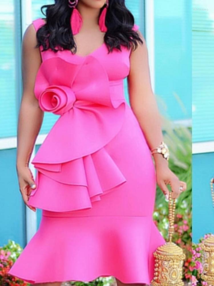 Casual Dresses Women 2023 Pink Flower Design Sexy V Neck Sleeveless Mermaid Midi Length Celebrities Luxury Large Size Party Dress, Rose red
Casual Dresses Women 2023 Pink Flower Design Sexy V Neck Sleeveless Mermaid Midi Length Celebrities Luxury Large Size Party Dress, Rose red