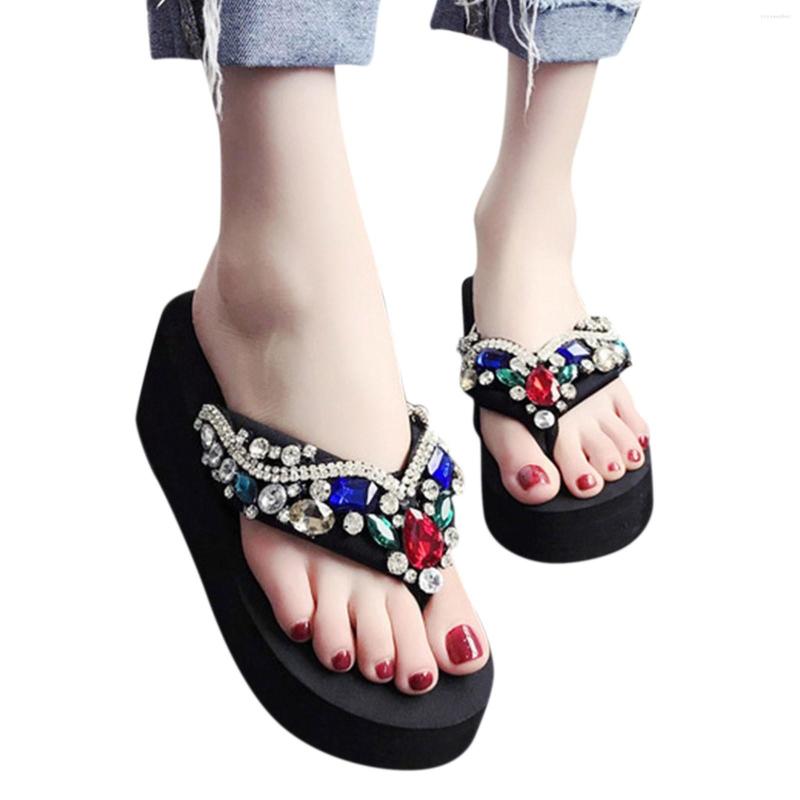 Sandals Wedges Shoes Women Comfort With Elastic Ankle Strap Casual Bohemian Beach Slip On Rhinestone Water, Black
Sandals Wedges Shoes Women Comfort With Elastic Ankle Strap Casual Bohemian Beach Slip On Rhinestone Water, Black
