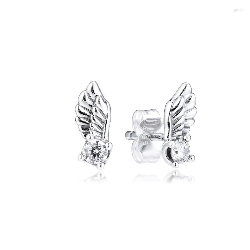 Stud Earrings Sparkling Angel Wing 925 Sterling Silver For Women Charm Jewelry 2023 Clear CZ Shine Girls
Stud Earrings Sparkling Angel Wing 925 Sterling Silver For Women Charm Jewelry 2023 Clear CZ Shine Girls