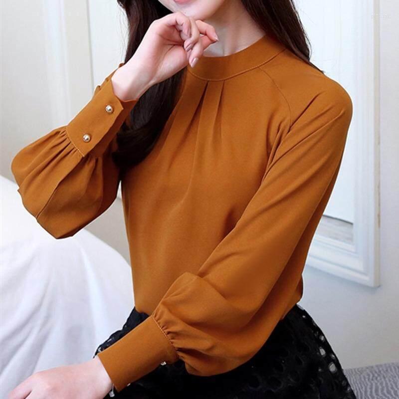 Women' Blouses Womens Tops And Long Sleeve Chiffon Blouse Fashion Women Shirts Ladies Shirt, Orange
Women' Blouses Womens Tops And Long Sleeve Chiffon Blouse Fashion Women Shirts Ladies Shirt, Orange