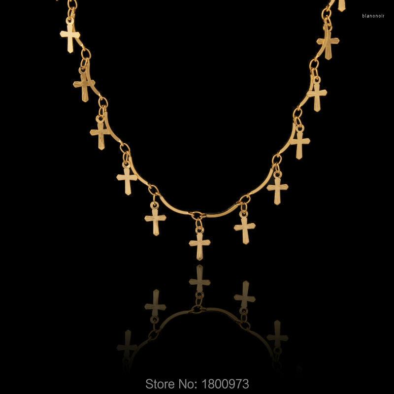 Choker Fine Jewelry Gold Color Link Chain Necklace Trendy Cross Necklaces For Women Girls Gift
Choker Fine Jewelry Gold Color Link Chain Necklace Trendy Cross Necklaces For Women Girls Gift