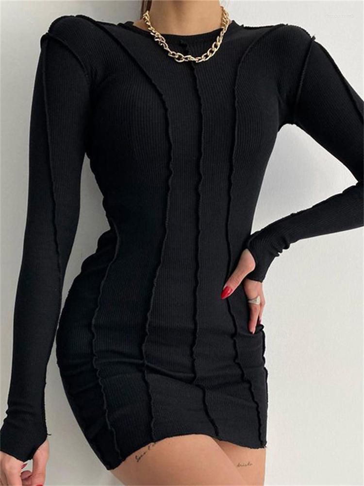 Casual Dresses Tossy Long Sleeve Slim Bodycon Dress Ladies Elegant Shirt Bright Line Decoration Black Mini Outfits
Casual Dresses Tossy Long Sleeve Slim Bodycon Dress Ladies Elegant Shirt Bright Line Decoration Black Mini Outfits
