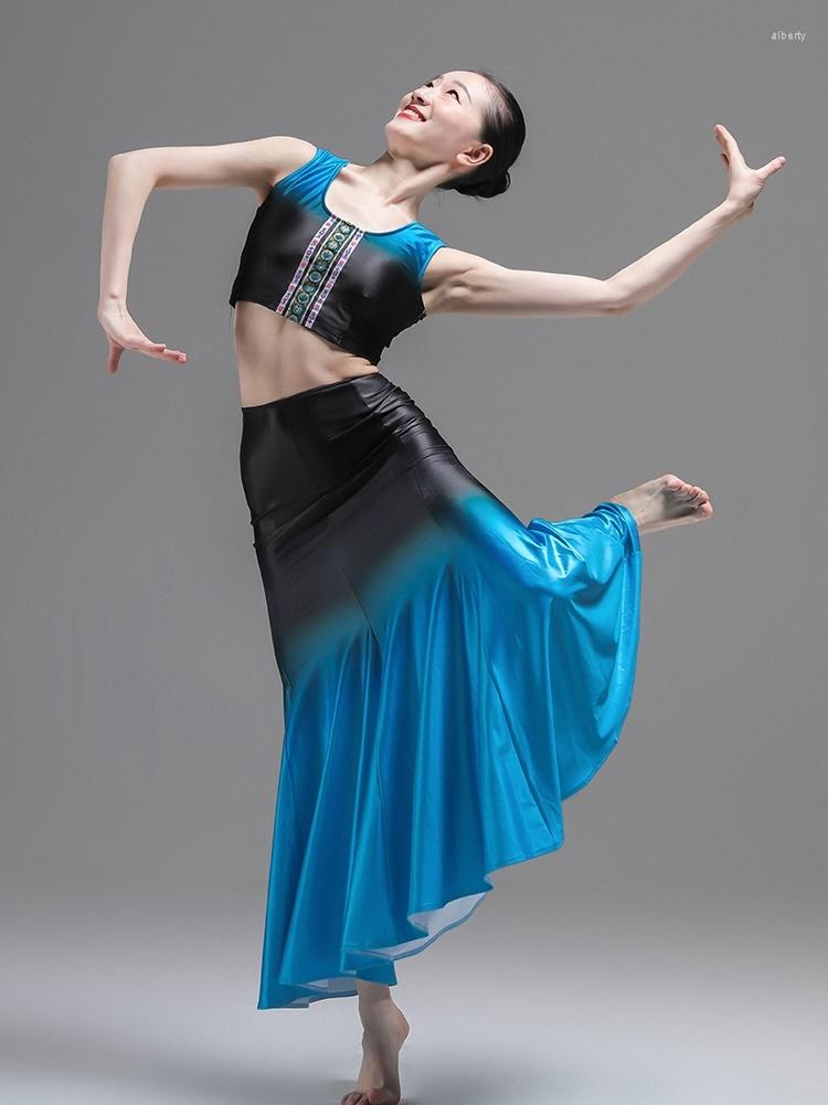 Ethnic Clothing Dai Dance Costume Female Xishuangbanna Peacock Minority Adult Practice Fishtail Skirt 
Ethnic Clothing Dai Dance Costume Female Xishuangbanna Peacock Minority Adult Practice Fishtail Skirt