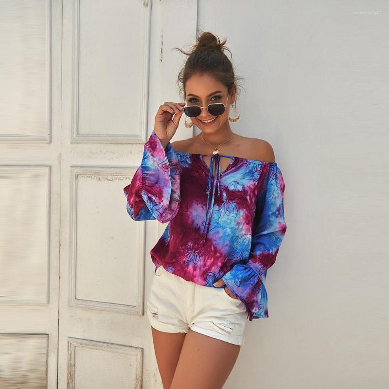 Women' Blouses Streetwear Slash Neck Tie-Dye Print Chiffon Blouse Tops Off Shoulder Butterfly Sleeve Household Blusa Harajuku Camiseta, Green
Women' Blouses Streetwear Slash Neck Tie-Dye Print Chiffon Blouse Tops Off Shoulder Butterfly Sleeve Household Blusa Harajuku Camiseta, Green