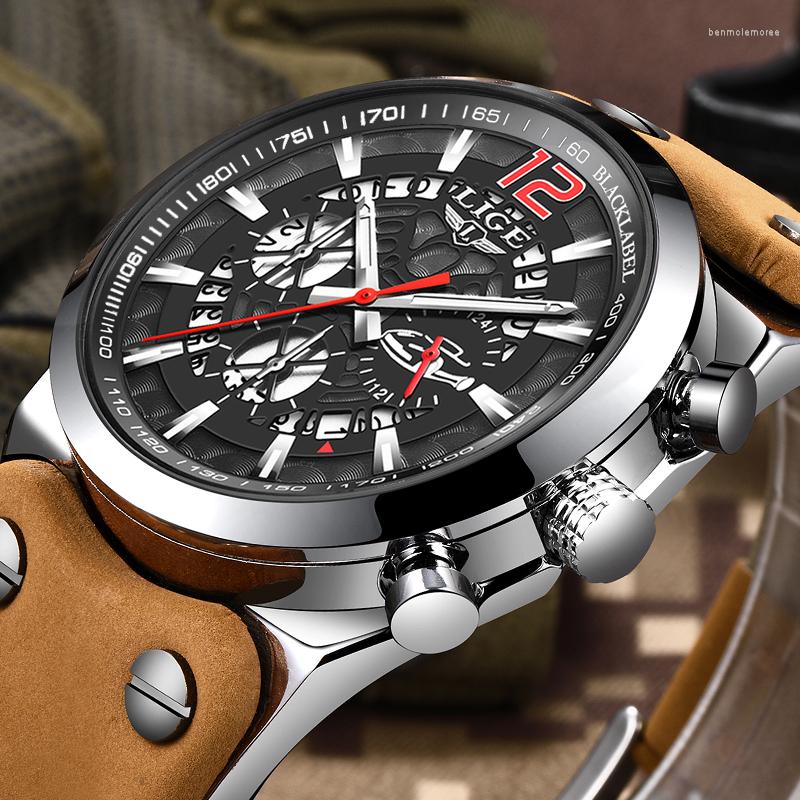 Wristwatches LIGE Hollow Clock Business Mens Watches Top Quartz Watch For Men Casual Leather Waterproof Sport Chronograph, Silver black
Wristwatches LIGE Hollow Clock Business Mens Watches Top Quartz Watch For Men Casual Leather Waterproof Sport Chronograph, Silver black