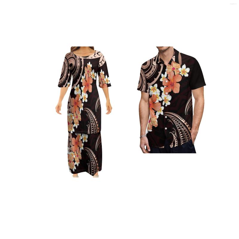 Party Dresses Wholesale Samoan Women Polynesian Traditional Tribal Design Dress 2 Piece Set Collocation Men Shirt Sets Of Couple, Ly22091610
Party Dresses Wholesale Samoan Women Polynesian Traditional Tribal Design Dress 2 Piece Set Collocation Men Shirt Sets Of Couple, Ly22091610