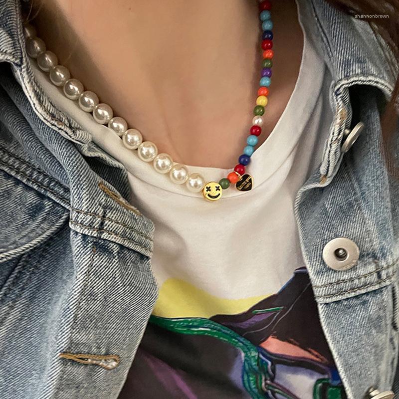 Pendant Necklaces Beaded Chain Statement Necklace Pearl Colorful Sweet Summer Cute Jewelry Bohemia Fashion Korean Accessories
Pendant Necklaces Beaded Chain Statement Necklace Pearl Colorful Sweet Summer Cute Jewelry Bohemia Fashion Korean Accessories