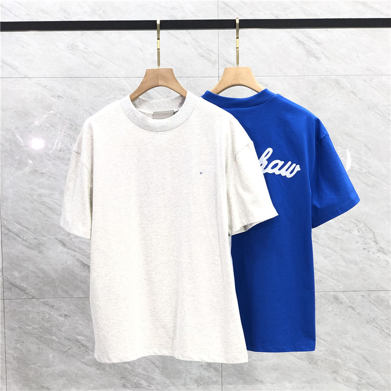 23ss Spring Summer Embroidery Tee T shirt Europe Short Sleeve Men Women Fashion Cotton Tshirt, Gray
23ss Spring Summer Embroidery Tee T shirt Europe Short Sleeve Men Women Fashion Cotton Tshirt, Gray