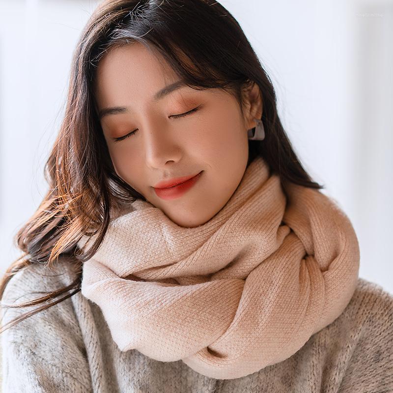 Scarves Autumn Lamb Wool Scarf Winter Women Shawl Wrap Solid Neck Keep Warm Pashmina Foulard Knitted Cashmere
Scarves Autumn Lamb Wool Scarf Winter Women Shawl Wrap Solid Neck Keep Warm Pashmina Foulard Knitted Cashmere