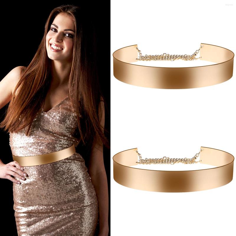 Belts Fashion Women Adjustable Metal Waist Belt Bling Gold Silver Color Plate Vintage Lady Simple Mirror Waistband, Black
Belts Fashion Women Adjustable Metal Waist Belt Bling Gold Silver Color Plate Vintage Lady Simple Mirror Waistband, Black