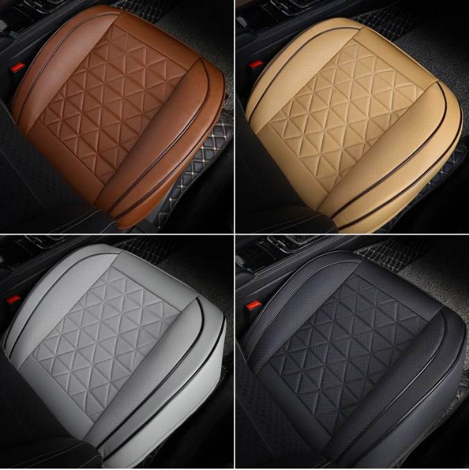 New Front Car Seat Cover PU Leather Cars Seat Cushion Automobiles Seat Protector Universal Car Chair Pad Mat Auto Accessories
New Front Car Seat Cover PU Leather Cars Seat Cushion Automobiles Seat Protector Universal Car Chair Pad Mat Auto Accessories
