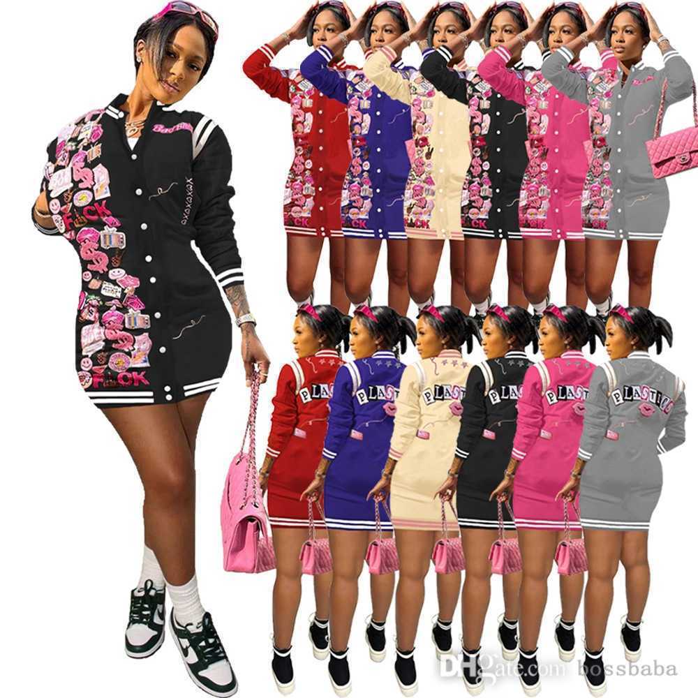 Women Casual Dresses Designer Clothing 2023 Fashion Printed Long Sleeve Bodycon Dress Solid Color Stretch Ladies Dress 6 Colors, Pink
Women Casual Dresses Designer Clothing 2023 Fashion Printed Long Sleeve Bodycon Dress Solid Color Stretch Ladies Dress 6 Colors, Pink