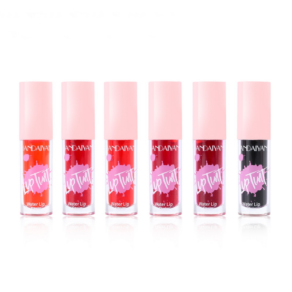 Handaiyan Lip Gloss Tint Lips Stain Lipgloss Long Last Liquid Lipstick Non-Stick Cup Hydrating Easy To Wear Smooth Shiny Make Up