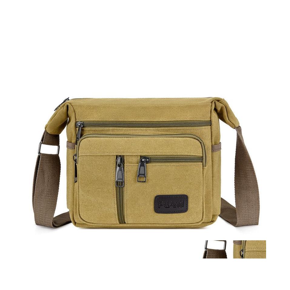 Outdoor Bags Shoder Bag Travel Canvas Messenger Sling For Men Women Drop Delivery Sports Outdoors Dhmjf, Shouder bag size:26*22*15cm
Outdoor Bags Shoder Bag Travel Canvas Messenger Sling For Men Women Drop Delivery Sports Outdoors Dhmjf, Shouder bag size:26*22*15cm