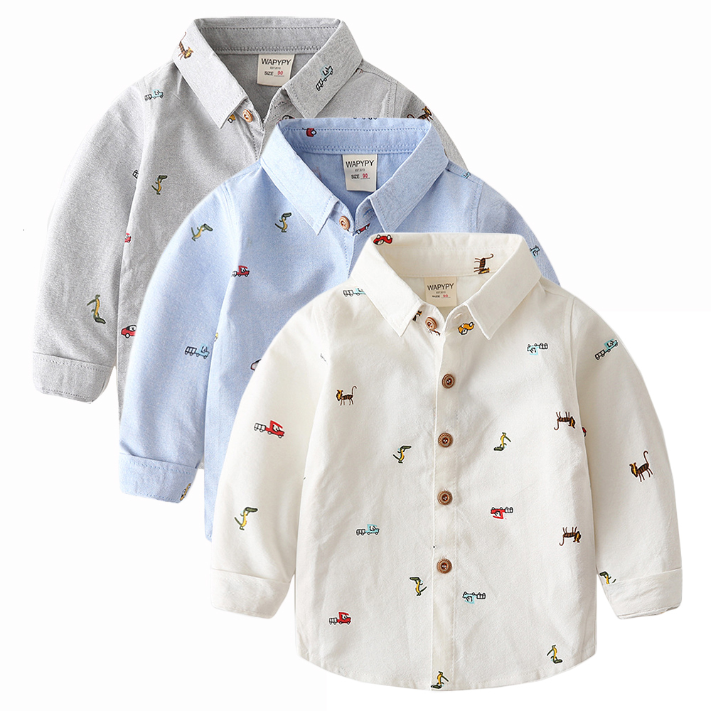 Kids Shirts 2-8 Years Baby Boys Shirts Children Long Sleeve Cartoon Shirt for Kids Spring Autumn Casual Blouse Baby Clothing 230317, Grey
Kids Shirts 2-8 Years Baby Boys Shirts Children Long Sleeve Cartoon Shirt for Kids Spring Autumn Casual Blouse Baby Clothing 230317, Grey