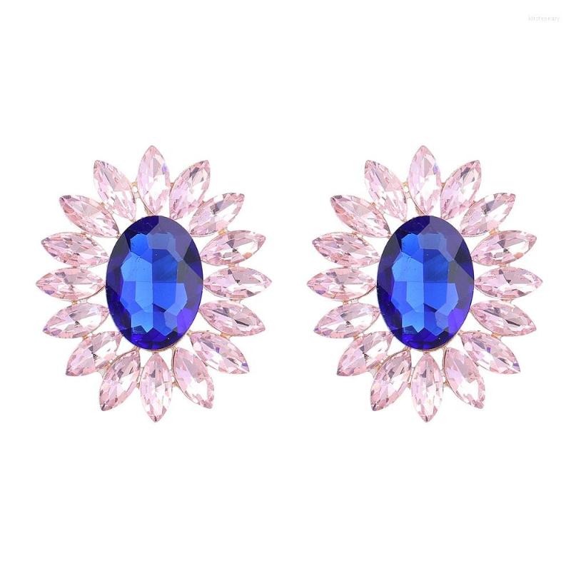 Stud Earrings Oval Colored Crystal Zircon Alloy Ladies Luxury Flower Women Jewelry Party Accessories Gift
Stud Earrings Oval Colored Crystal Zircon Alloy Ladies Luxury Flower Women Jewelry Party Accessories Gift