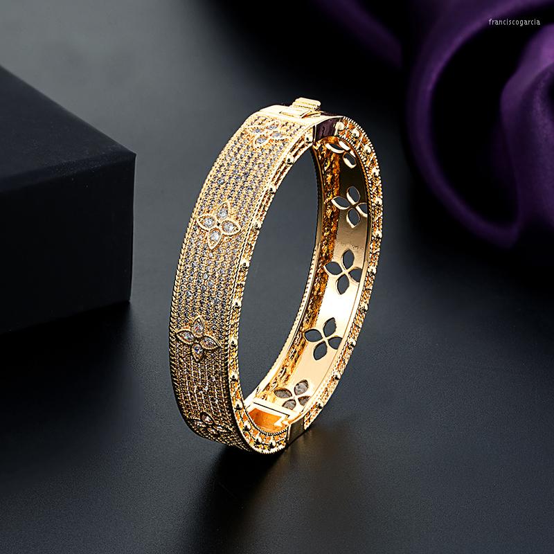 Bangle Fashion Classic Golden Women Size Full Around Zircon Wedding Bracelet Of Briday Bijoux Dubai Ms Jewelry
Bangle Fashion Classic Golden Women Size Full Around Zircon Wedding Bracelet Of Briday Bijoux Dubai Ms Jewelry