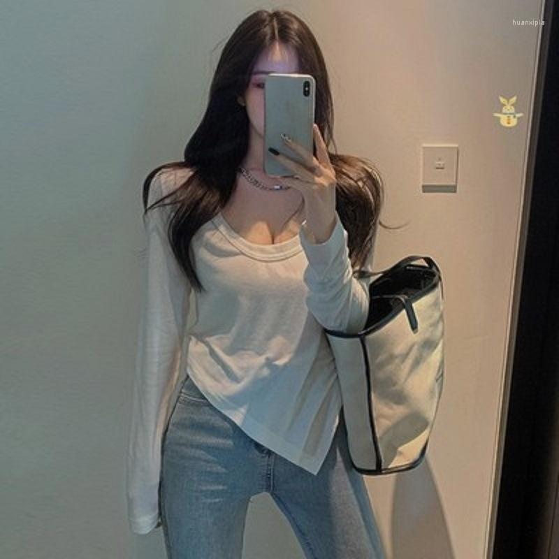 Women's Blouses Solid Bottoming Shirt For Autumn And Winter Students Irregular Fitting Korean Casual Tops Women's Girls Long Sleeved, Black
Women's Blouses Solid Bottoming Shirt For Autumn And Winter Students Irregular Fitting Korean Casual Tops Women's Girls Long Sleeved, Black