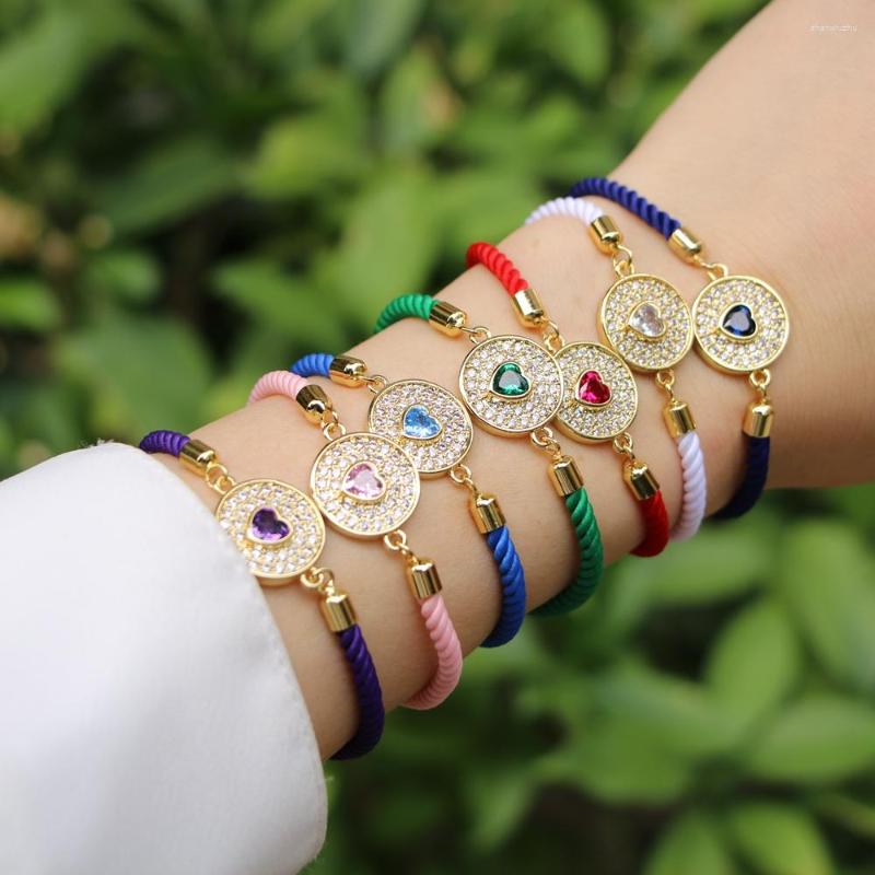 Charm Bracelets 10PCS Bohemia Round Shape CZ Zircon Bracelet For Women Girls Fashion Gold-color Thread Rope Jewelry Party Gifts
Charm Bracelets 10PCS Bohemia Round Shape CZ Zircon Bracelet For Women Girls Fashion Gold-color Thread Rope Jewelry Party Gifts