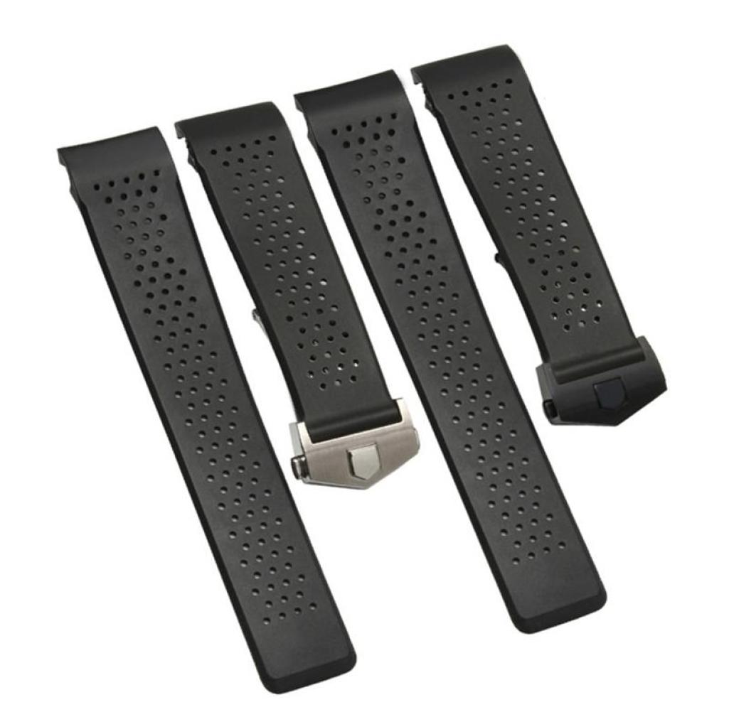 Watch Bands 22mm 24mm Black Ventilation Band For TAG CARRERA Silicone Rubber Waterproof Strap Bracelet Belt7477596
Watch Bands 22mm 24mm Black Ventilation Band For TAG CARRERA Silicone Rubber Waterproof Strap Bracelet Belt7477596