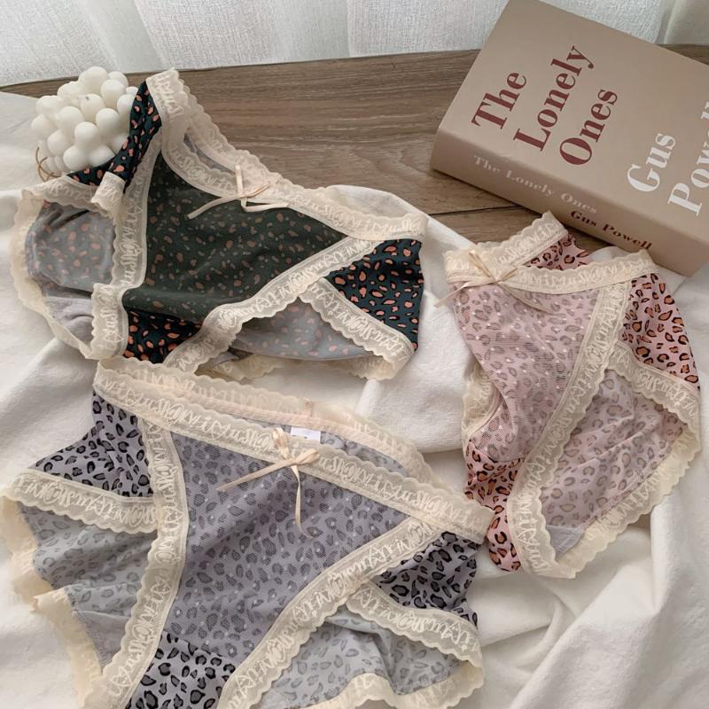 Women's Panties Lolita High Slit Lingerie Women Mesh Lace Floral Stitching Underwear Leopard Breathable Cotton Crotch Mid-waist Briefs, Blue
Women's Panties Lolita High Slit Lingerie Women Mesh Lace Floral Stitching Underwear Leopard Breathable Cotton Crotch Mid-waist Briefs, Blue