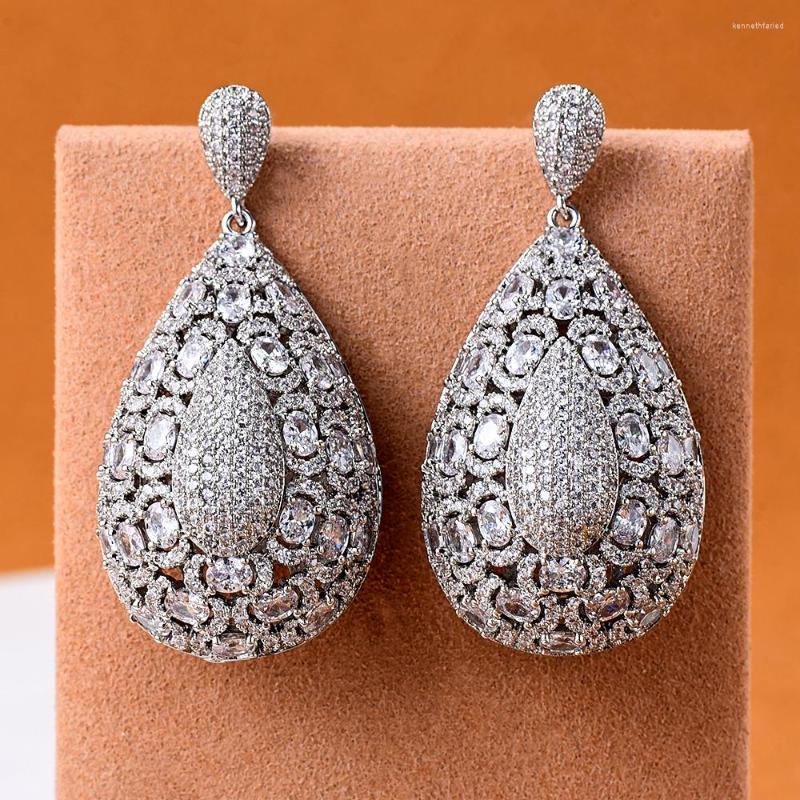 Dangle Earrings Missvikki Luxury Gorgeous Italy Bohemia Drop For Women Fine Jewelry Full CZ Bridal Wedding High Quality Trendy
Dangle Earrings Missvikki Luxury Gorgeous Italy Bohemia Drop For Women Fine Jewelry Full CZ Bridal Wedding High Quality Trendy