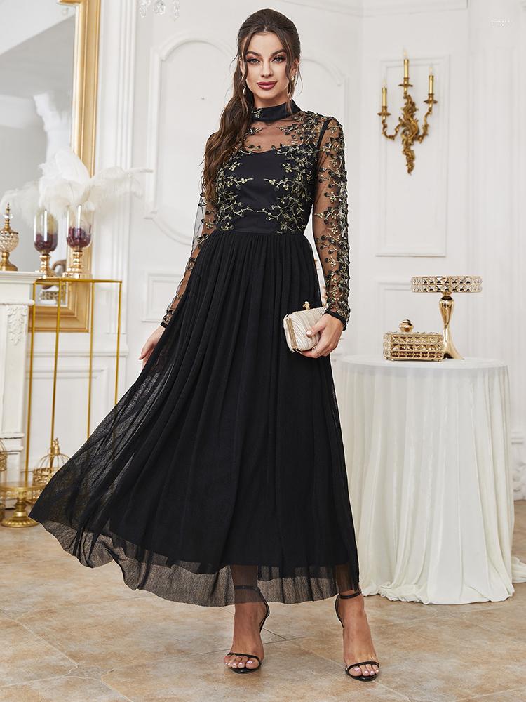 Casual Dresses TOLEEN Women Chic Elegant Maxi Long 2023 Luxury Embroidery Arabic Turkish African Evening Party Wedding Robe Vestido, Black
Casual Dresses TOLEEN Women Chic Elegant Maxi Long 2023 Luxury Embroidery Arabic Turkish African Evening Party Wedding Robe Vestido, Black