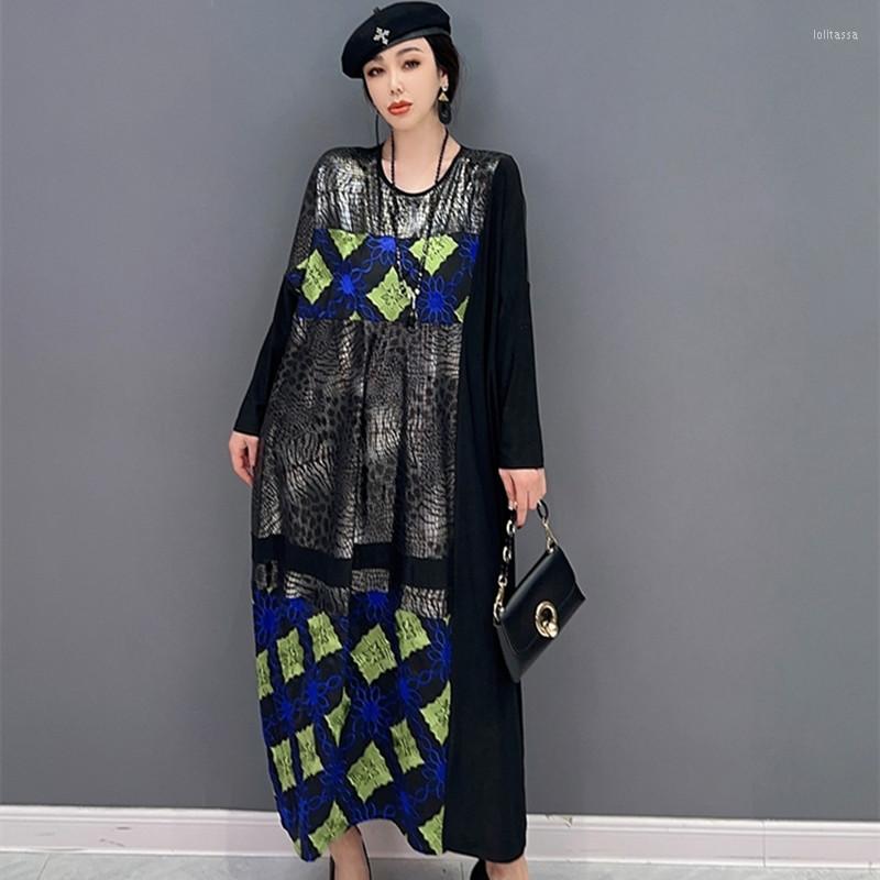Casual Dresses Elegant Korean Design Printed Dress V Neck Patchwork Pullovers Spring Autumn Black Vestido De Primavera Para Mujer
Casual Dresses Elegant Korean Design Printed Dress V Neck Patchwork Pullovers Spring Autumn Black Vestido De Primavera Para Mujer