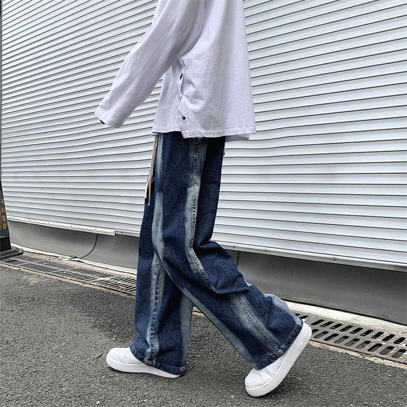 Men's Jeans Japan Style Male Straight Loose Drawstring Vintage Hip Hop Print Denim Pants Autumn Streetwear Baggy Cowboy Trousers, Black
Men's Jeans Japan Style Male Straight Loose Drawstring Vintage Hip Hop Print Denim Pants Autumn Streetwear Baggy Cowboy Trousers, Black