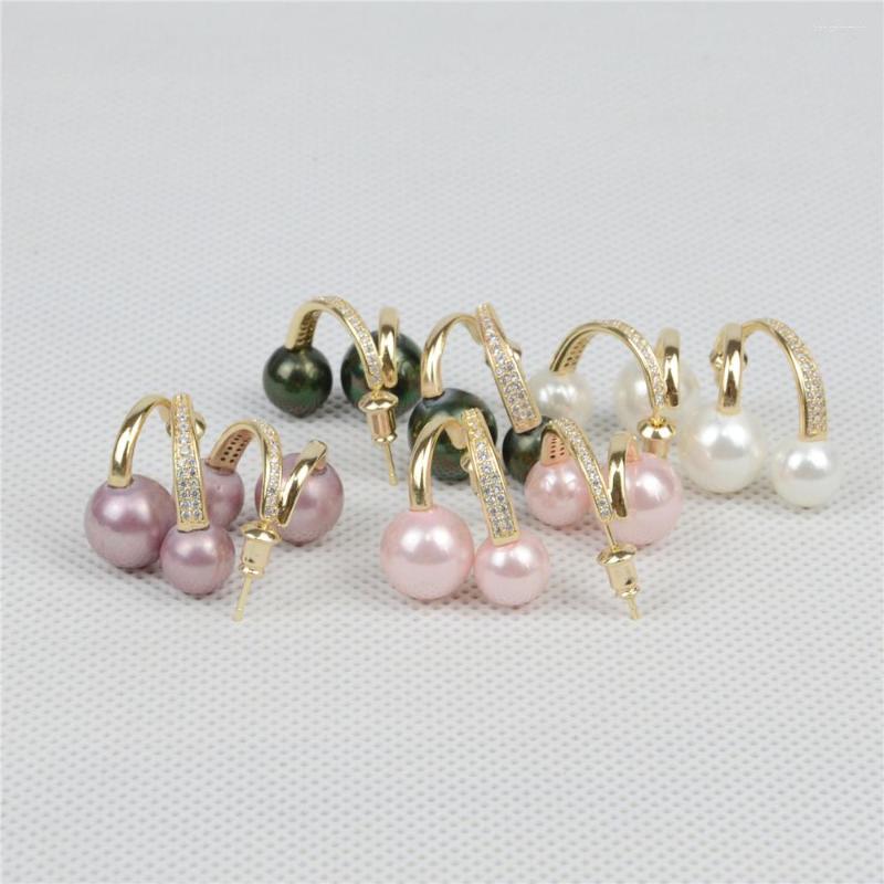 Dangle Earrings Natural Shell Pearls 8mm &10mm Zircon Drop Fashion Classic Jewelry For Women Gift Length 15mm Exquisite Bijoux
Dangle Earrings Natural Shell Pearls 8mm &10mm Zircon Drop Fashion Classic Jewelry For Women Gift Length 15mm Exquisite Bijoux