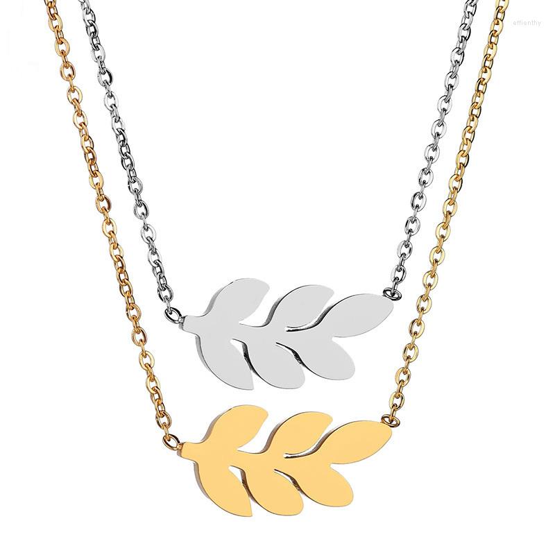 Chains Simple Jewelry Women Stainless Steel Cute Small Charm Necklace Leaf Pendant Personality Wholesale
Chains Simple Jewelry Women Stainless Steel Cute Small Charm Necklace Leaf Pendant Personality Wholesale