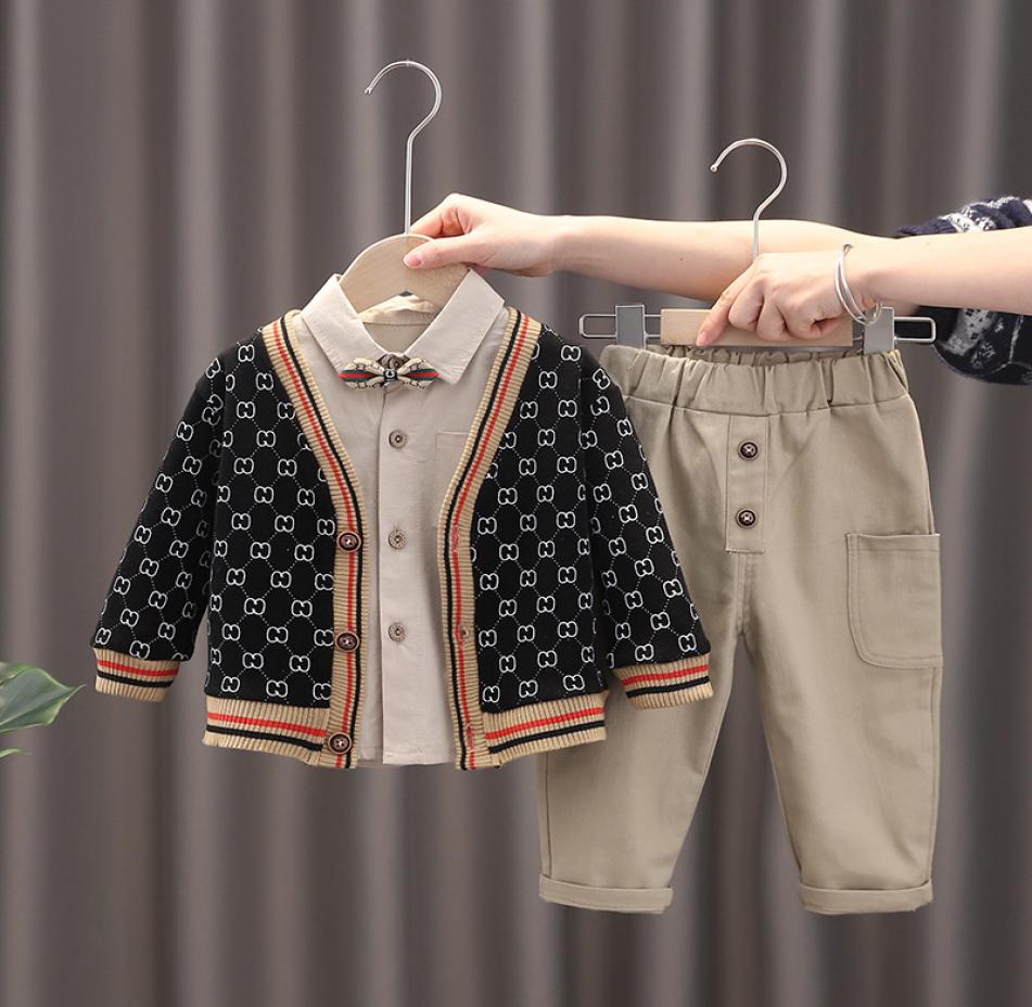 Baby Boys Clothes Sets Spring Autumn Kids Fashion Cotton Knitting Cardigan Shirt Pants 3pcs for Children Boys Sports Suit4336105, Black
Baby Boys Clothes Sets Spring Autumn Kids Fashion Cotton Knitting Cardigan Shirt Pants 3pcs for Children Boys Sports Suit4336105, Black