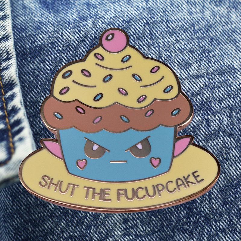 Brooches "Shut Up" - Cupcake Brooch Funny And Angry Dessert Metal Lapel Badge Denim Jacket Backpack Pin Children Fashion Jewelry
Brooches "Shut Up" - Cupcake Brooch Funny And Angry Dessert Metal Lapel Badge Denim Jacket Backpack Pin Children Fashion Jewelry