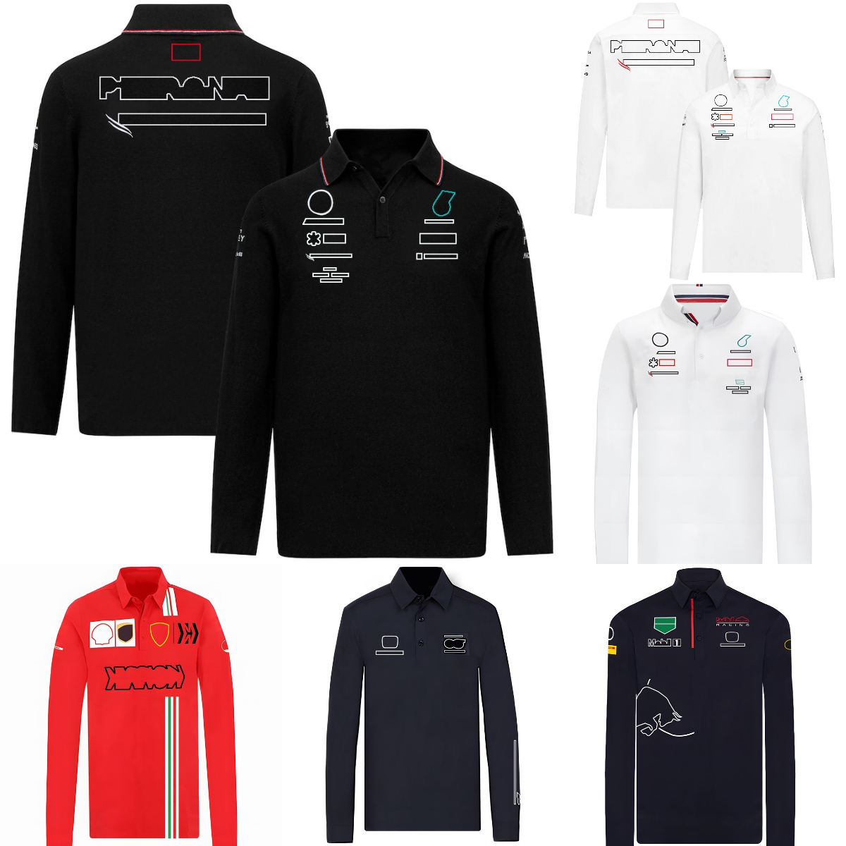 2023 New F1 Racing Suit Long-sleeved Polo Shirt T-shirt Formula 1 Team Logo Fan T-Shirt Summer Fashion Men's T-shirt Motocross Jersey
2023 New F1 Racing Suit Long-sleeved Polo Shirt T-shirt Formula 1 Team Logo Fan T-Shirt Summer Fashion Men's T-shirt Motocross Jersey