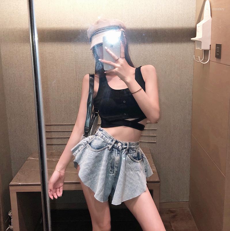 Women' Shorts Summer Style High Waist Slimming Super Loose Wide Leg Pants Women Fashion All-match Jeans Tide, Blue
Women' Shorts Summer Style High Waist Slimming Super Loose Wide Leg Pants Women Fashion All-match Jeans Tide, Blue