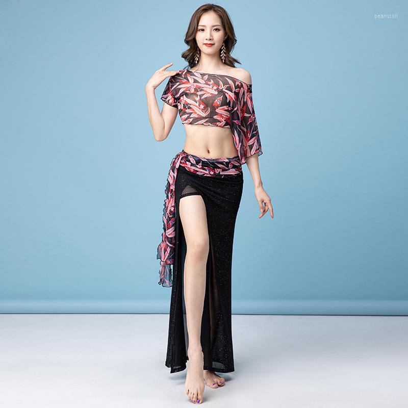 Stage Wear Girls Elegant Training Outfit Class Stretchy Milk Silk Floral Irregular Sleeves Belly Dance Costume Set Top And Skirt, Pink
Stage Wear Girls Elegant Training Outfit Class Stretchy Milk Silk Floral Irregular Sleeves Belly Dance Costume Set Top And Skirt, Pink