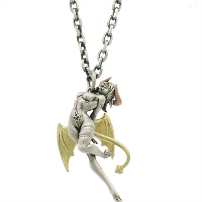 Chains 2023 Fashion Personality Mermaid Devil Angel Pendant Unisex Long Necklace Banquet Jewelry Accessories Gift
Chains 2023 Fashion Personality Mermaid Devil Angel Pendant Unisex Long Necklace Banquet Jewelry Accessories Gift