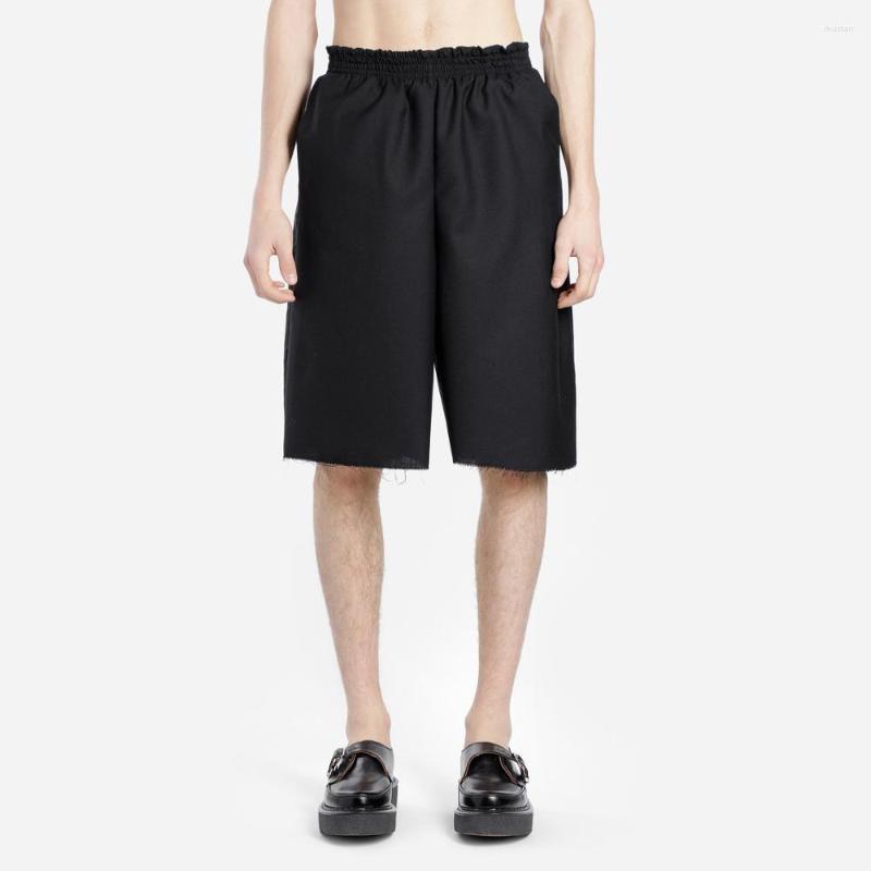 Men' Shorts Korea Black Pleated Wide Leg Pants Fashion Women 2023 Summer Elastic Waist Pocket Elegant Style Calf Length DMY
Men' Shorts Korea Black Pleated Wide Leg Pants Fashion Women 2023 Summer Elastic Waist Pocket Elegant Style Calf Length DMY