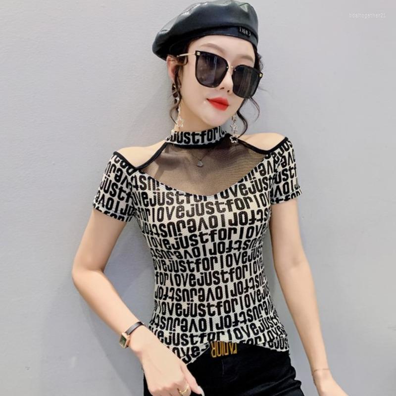 Women's T Shirts #6771 Off Shoulder Shirt Women Skinny Tee Femme Sexy Streetwear Print Mesh Female Short Sleeve Hollow Out Summer, Color a3
Women's T Shirts #6771 Off Shoulder Shirt Women Skinny Tee Femme Sexy Streetwear Print Mesh Female Short Sleeve Hollow Out Summer, Color a3