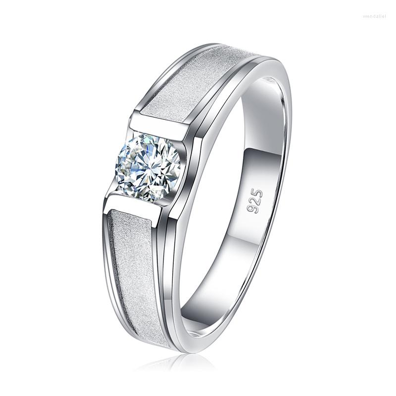 Cluster Rings 1ct Silver 925 Real Moissanite Enternity Diamond Band For Man White Gold Plated Pass Testdesigner Jewelry
Cluster Rings 1ct Silver 925 Real Moissanite Enternity Diamond Band For Man White Gold Plated Pass Testdesigner Jewelry