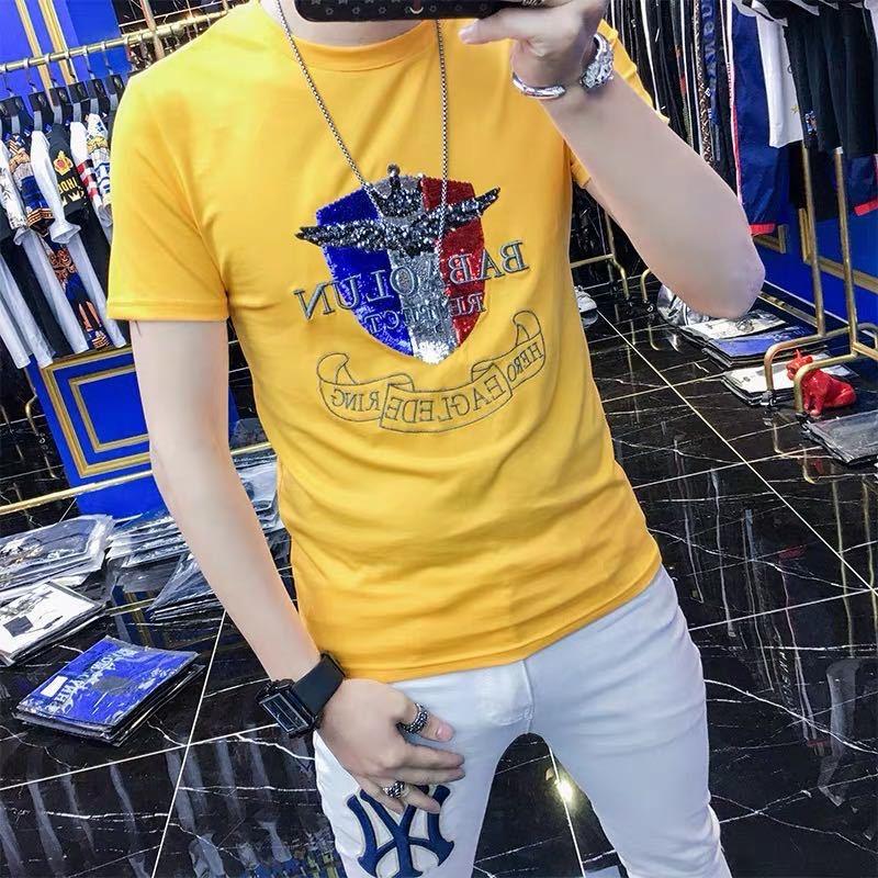 Men's T Shirts Summer T-Shirt Casual Fashion Rhinestone Design O-Neck Tees Short Sleeve Top Quality Sweatshirt ShirtMen's, As shown asian size
Men's T Shirts Summer T-Shirt Casual Fashion Rhinestone Design O-Neck Tees Short Sleeve Top Quality Sweatshirt ShirtMen's, As shown asian size