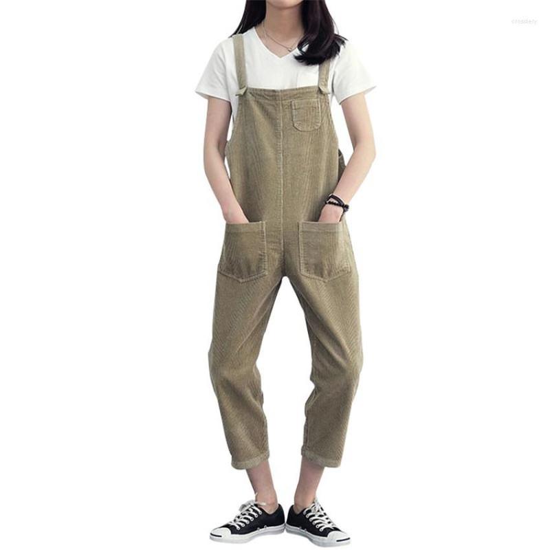 Women' Pants 2023 Autumn Loose Girl Suspender Pant Spring Casual Big Size -XL Women Ankle-length Corduroy Overalls Femme WZ847, Khaki
Women' Pants 2023 Autumn Loose Girl Suspender Pant Spring Casual Big Size -XL Women Ankle-length Corduroy Overalls Femme WZ847, Khaki