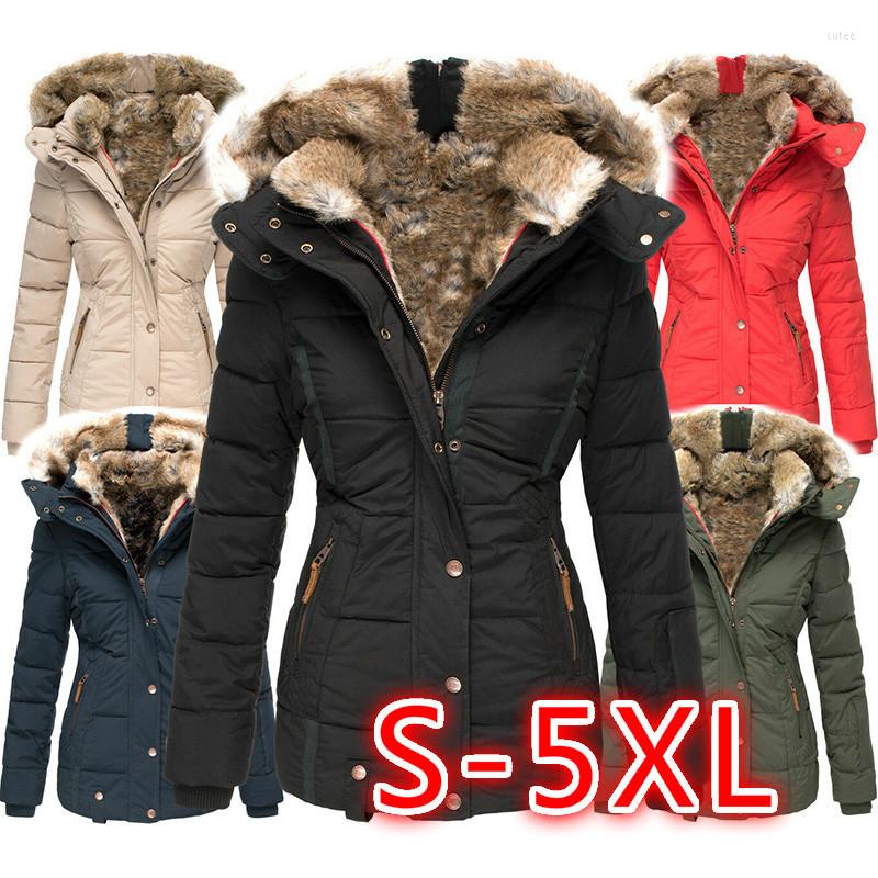 Women's Trench Coats 2023 Winter Warm Fur Collar Padding Cotton Parkas Women's Zipper Long Sleeve Slim Jacket Hooded Coat S 5XL Female, Red
Women's Trench Coats 2023 Winter Warm Fur Collar Padding Cotton Parkas Women's Zipper Long Sleeve Slim Jacket Hooded Coat S 5XL Female, Red