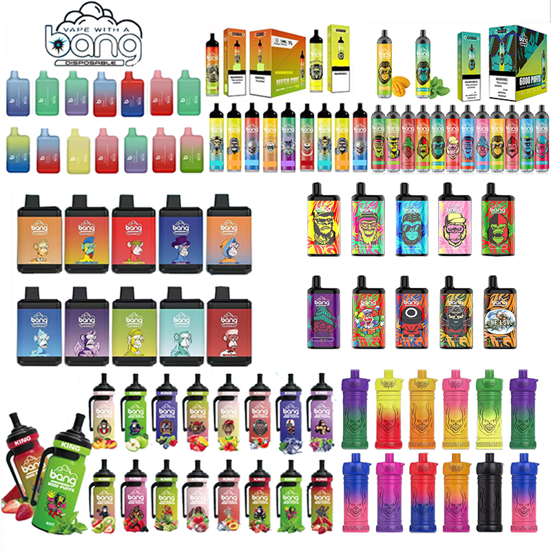 Authentic Bang Bar Disposable E cigarette vape pen BC5000 XXL 6000 King 7000 puffs 8000 9000 10k puff Recharge vapor 15ml 20ml prefilled pod devices Kit 26 Flavors
Authentic Bang Bar Disposable E cigarette vape pen BC5000 XXL 6000 King 7000 puffs 8000 9000 10k puff Recharge vapor 15ml 20ml prefilled pod devices Kit 26 Flavors