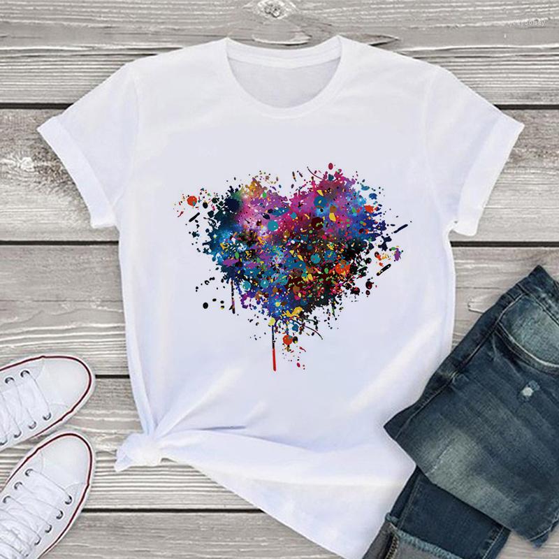 Women' T Shirts 2023 Korean Women T-shirt Fashion Color Love Print Female Shirt Harajuku Casual Large Size Tops Tshirt Clothing Streetwear, White
Women' T Shirts 2023 Korean Women T-shirt Fashion Color Love Print Female Shirt Harajuku Casual Large Size Tops Tshirt Clothing Streetwear, White