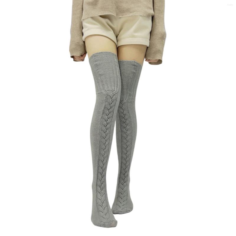 Sports Socks Female Knitted Stocking Solid Color Jacquard Thigh High Long Tube Warm Stockings For Spring Autumn, Blue
Sports Socks Female Knitted Stocking Solid Color Jacquard Thigh High Long Tube Warm Stockings For Spring Autumn, Blue
